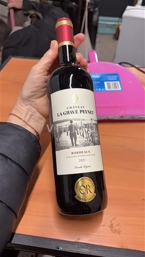 Bordeaux Château La Grave Peynet 2021