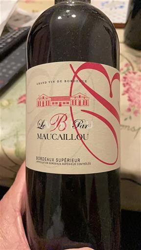Bordeaux Bordeaux Supérieur Maucaillou Le B par Maucaillou 2018
