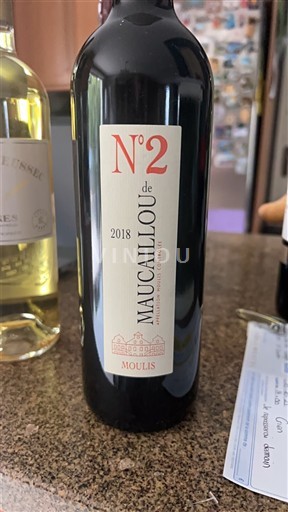 Bordeaux Moulis-en-Médoc Château Maucaillou N°2 de Maucaillou 2018