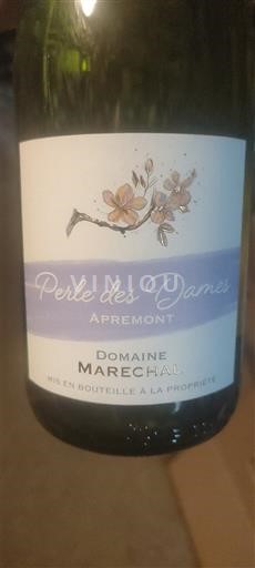 Saboya y Bugey Apremont Domaine Marechal Perle des Dames 2023