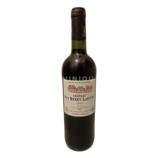 Bordéus Blaye-Côtes-de-Bordéus Château Puy Beney Lafitte 2021