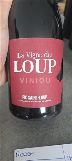 Languedoc Pic-saint-loup La Vigne du Loup Icke årgångsbetecknad