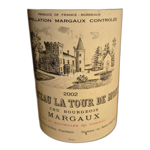 Bordeaux Margaux Château La Tour de Mons 2002