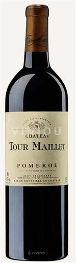Bordeaux Pomerol Château Tour Maillet 2016