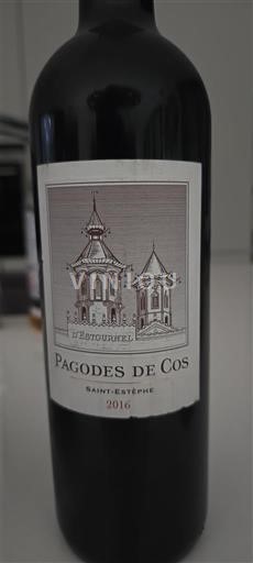 Bordeaux Saint-Estèphe Pagodes de Cos 2016