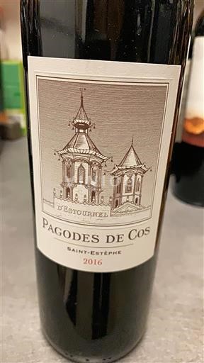 Burdeos Saint-Estèphe Pagodes de Cos 2016