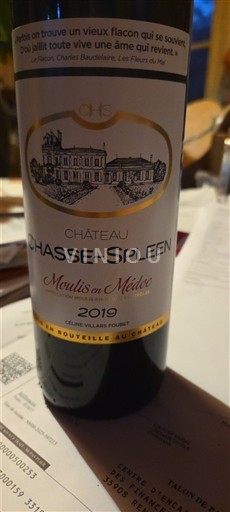 Bordeaux Moulis-en-Médoc Château Chasse-Spleen 2019