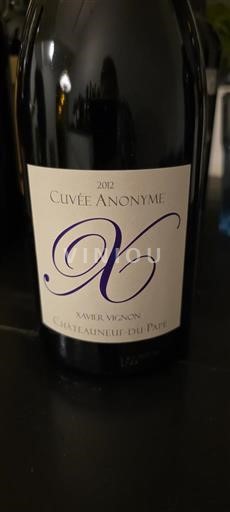 Valea Ronului Châteauneuf-du-Pape Xavier Vignon Anonyme 2012