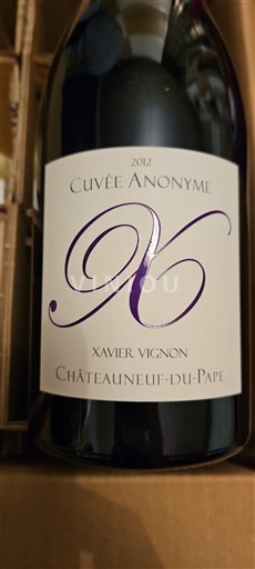 Vallée du Rhône Châteauneuf-du-pape Xavier Vignon Anonyme 2012