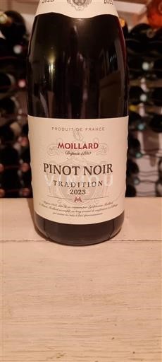 Vin Rouge sec Tradition Moillard 2023 France Bourgogne AOC
