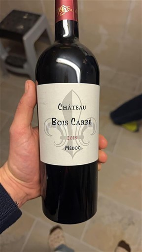 Bordeaux Médoc Château Bois Carré 2019