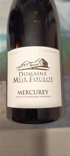 Bourgondië Mercurey Premier Cru Domaine Meix Foulot 2021