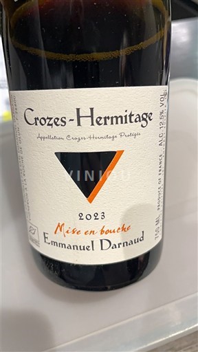 Thung lũng Rhône Crozes-hermitage Emmanuel Darnaud Mise en bouche 2023