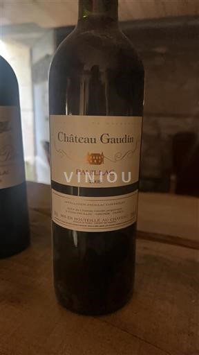 Bordeaux Pauillac Château Gaudin 2008