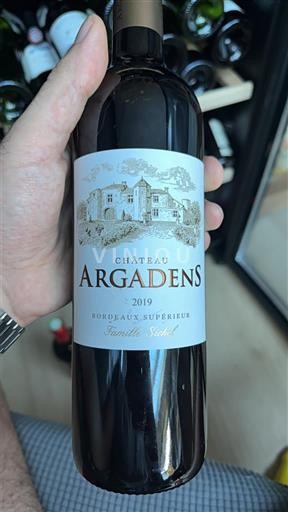 Bordeaux Bordeaux supérieur Château Argadens 2019