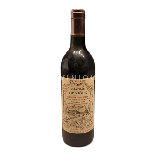 Bordeaux Puisseguin-saint-émilion Chateau de Mole Lenier Ginette 1989