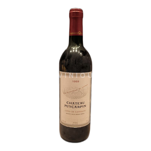 Bordeaux Castillon-côtes-de-bordeaux Château Puycarpin 1989