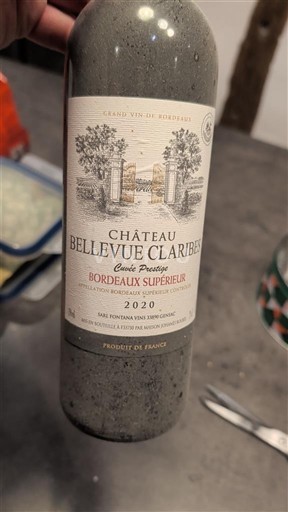 Bordeaux Bordeaux Supérieur Château Bellevue Claribes Prestige 2020