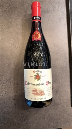 Rhônedalen Châteauneuf-du-Pape Bonpas Bonus Passus 2017