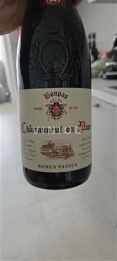 Thung lũng Rhône Châteauneuf-du-pape Bonpas Bonus Passus 2017