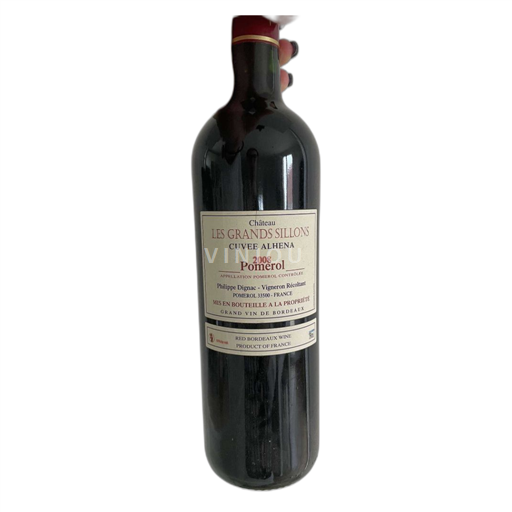 Bordeaux Pomerol Les Grands Sillons Alhena 2008