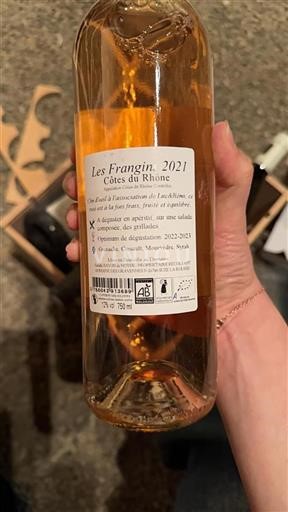 Rona dolina Côtes-du-Rhône Domaine des Gravennes Les Frangins 2021