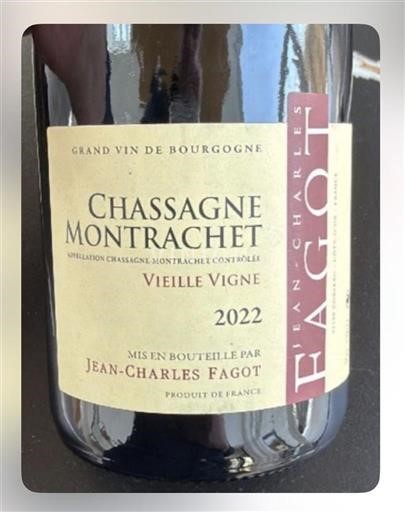 Burgund Chassagne-Montrachet Jean-Charles Fagot Vieille Vigne 2021