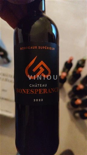 Bordeaux Bordeaux Supérieur Château Bonesperance 2022