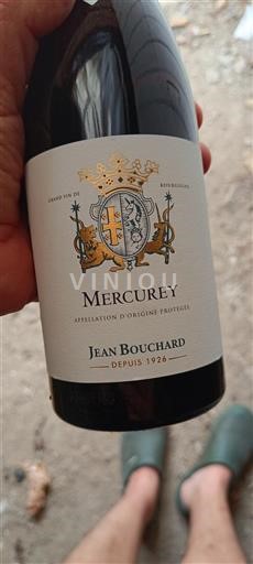Vin Rouge sec Jean Bouchard Non millésimé France Bourgogne Mercurey AOC