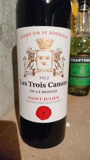 Burdeos Saint-Julien Château la Bridane Trois Canons 2022
