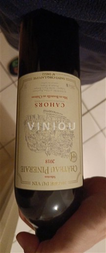 Sudoeste Cahors Château Pineraie 2018