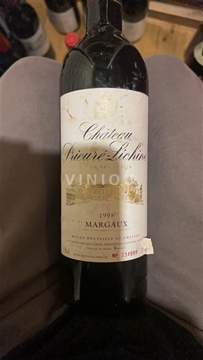 Bordeaux Margaux Château Prieuré-Lichine 1998