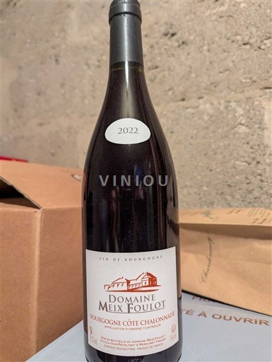 Bourgondië Bourgogne Côte Chalonnaise Domaine Meix Foulot 2022