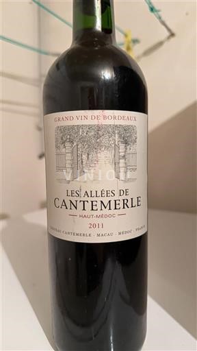 Бордо Го-Медок Château Cantemerle Les Allées de Cantemerle 2011