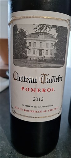 Bordéus Pomerol Château Taillefer 2012