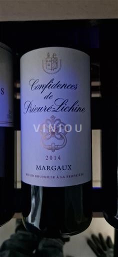 Bordeaux Margaux Prieuré-Lichine Confidences 2014