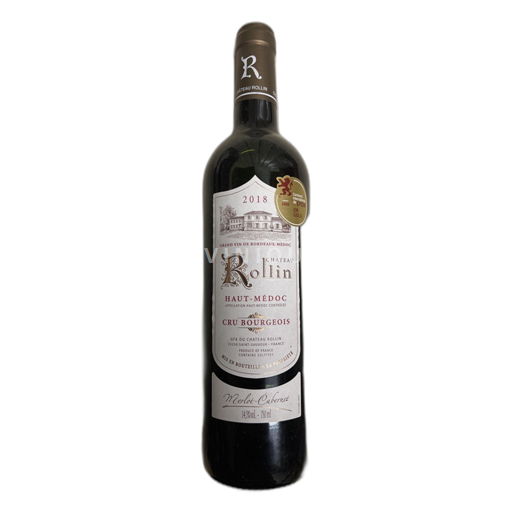 Bordeaux Haut-Médoc Château Rollin Cru bourgeois 2018