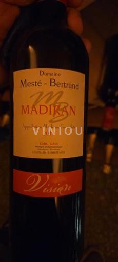 Sudoeste Madiran Domaine Meste - Bertrand Vision 2019