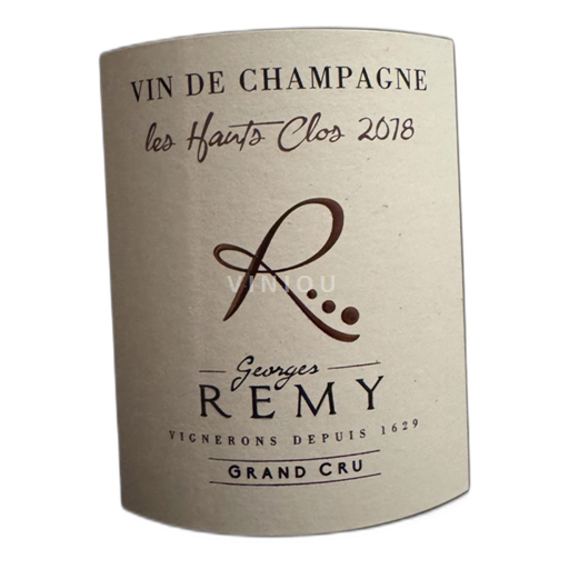 Champaña Champán Georges Remy Les Hauts Clos 2018
