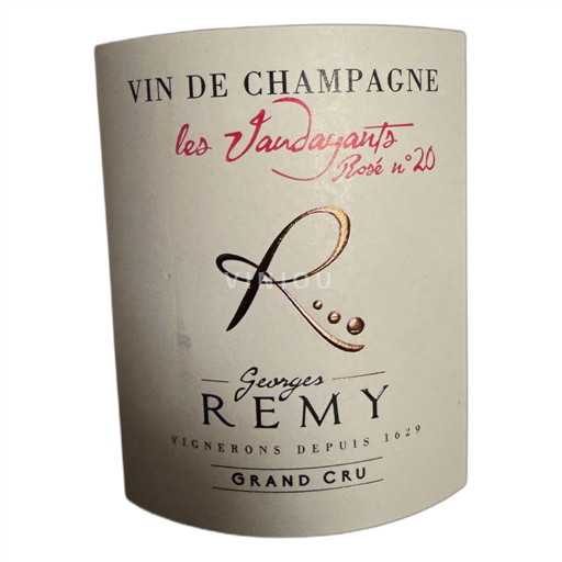Champaña No especificado Georges Remy Les Vandanges Rosé n°20 Sin añada