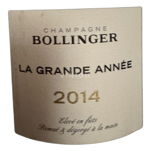 Champagne Niet gespecificeerd Bollinger La Grande Année 2014