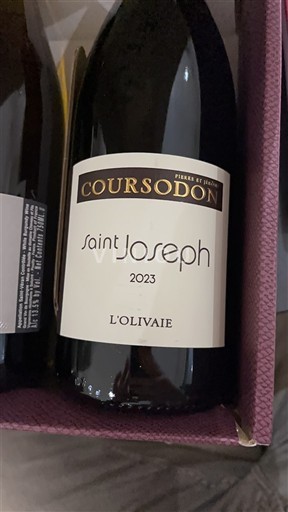 Vale do Ródano Saint-Joseph Coursodon L'Olivaie 2023