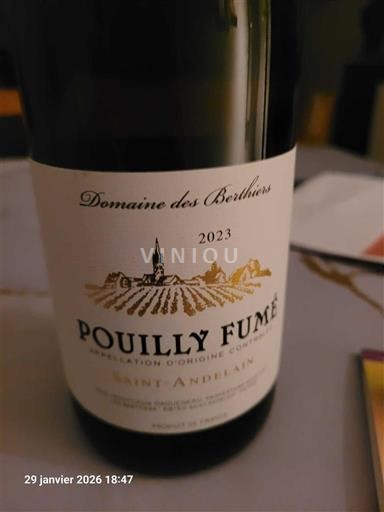 Thung lũng sông Loire Pouilly-fumé Domaine Berthier 2023