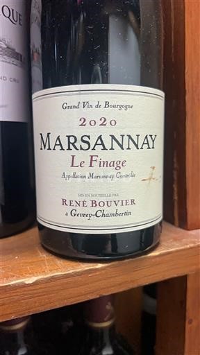 Bourgondië Marsannay René Bouvier Le Finage 2020