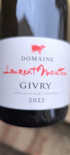 Bourgogne Givry Domaine Laurent Mouton 2022