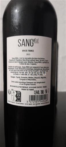 South West Unspecified Vinovalie Sang mêlé 2023