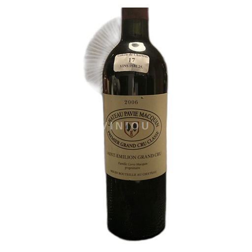 Bordeaux Saint-Émilion Grand Cru Chateau Pavie Macquin 2006