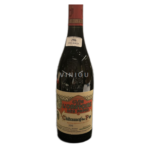 Thung lũng Rhône Châteauneuf-du-pape Clos de l'Oratoire des Papes 2015