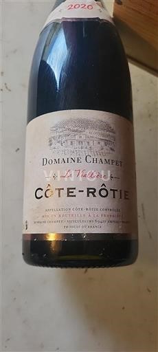 Thung lũng Rhône Côte-rôtie Domaine Champet La Viallière 2020