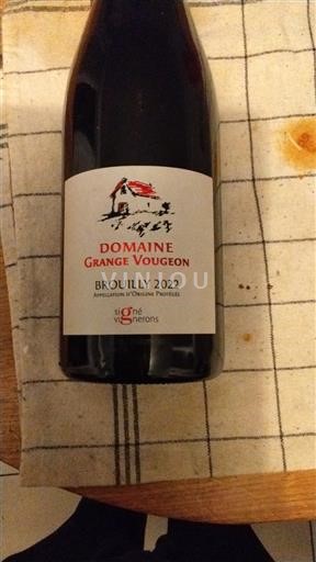 Beaujolais Brouilly Domaine Grange Vougeon 2022